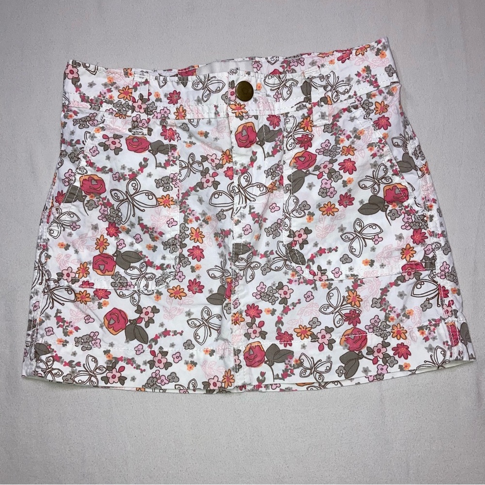 Floral Skirt Girl’s Small Summer Preppy Cute Lightweight Adjustable A Line Cute